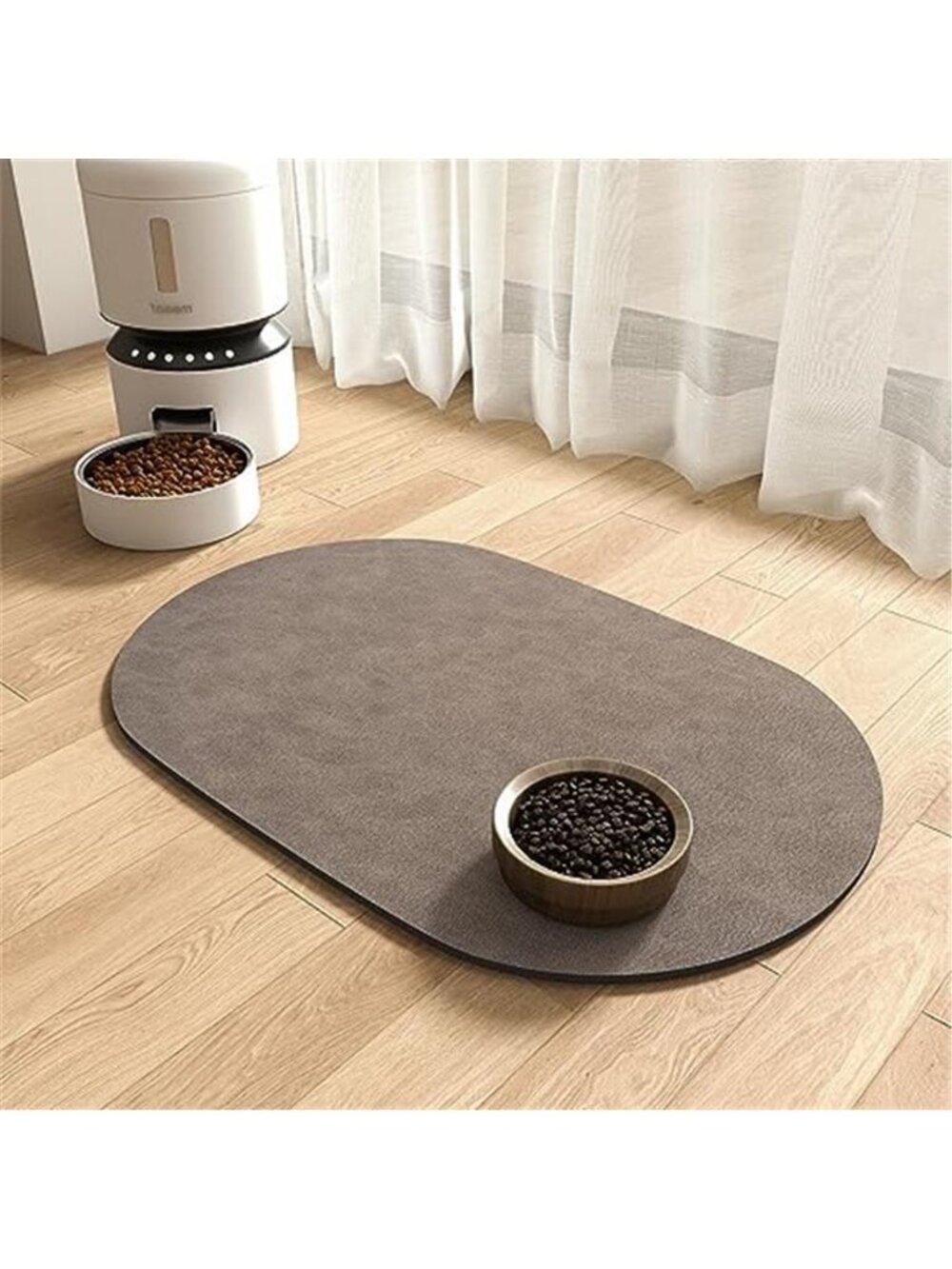Absorbent Dog Food Mat-Dog Mat for Food and Water Bowl Quick Dry Pet 12*19